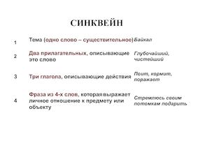 Синквейн