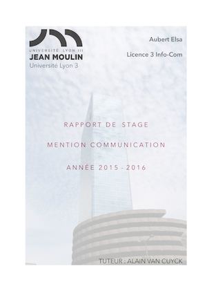 Aubert Elsa Rapport Stage L3