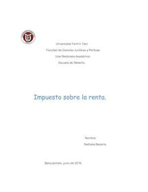 Impuesto sobre la renta ISRL