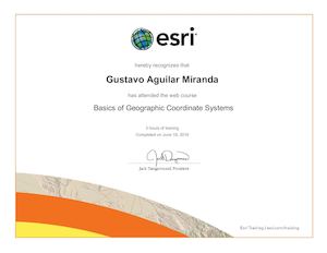 Certificacion ESRI