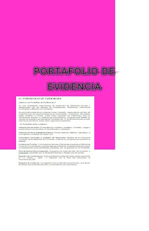 Portafilio De Evidencia Geraldine