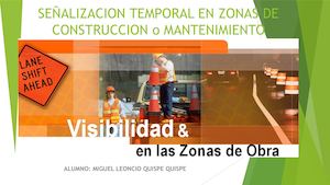 Señalizacion Temporal En Zonas De Construccion O Mantenimiento