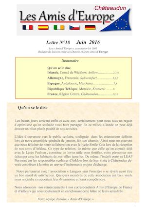Lettre Juin 2016