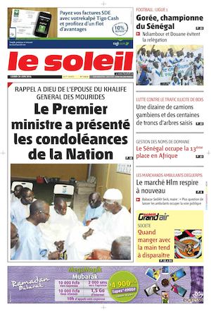 Edition Du 20 Juin 2016