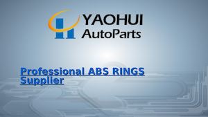 ABS Ring,abs reluctor,Tone Sensor Ring,Manufacturer YAOHUI Auto Parts