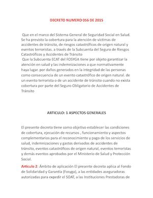 DECRETO 056 DEL 2015