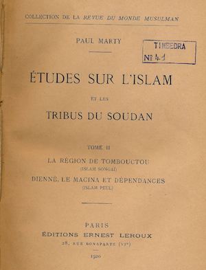 Etudes sur L'islam africain