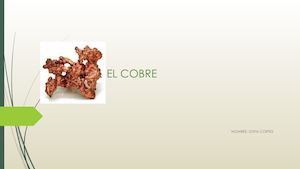 Proceso productivo del cobre