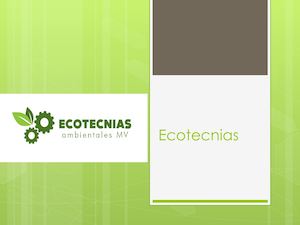Ecotecnias