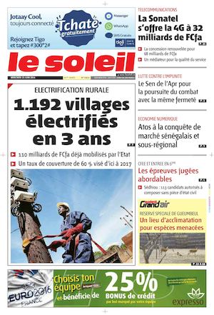 Edition du 22 Juin 2016