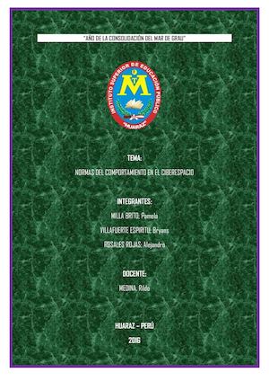Normas Del Comportamiento En El Ciberespacio