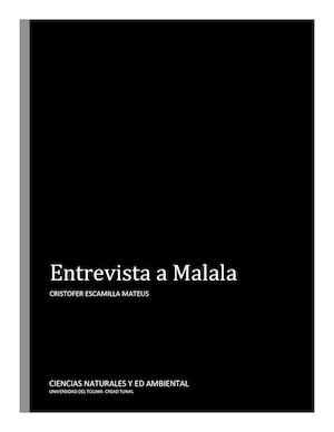 ENTREVISTA MALALA