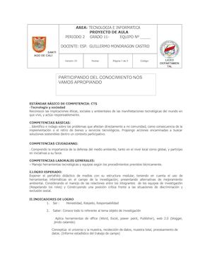 Proyecto De Aula Nuevo Periodo 2 11