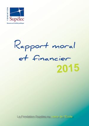 Rapport moral et financier 2015