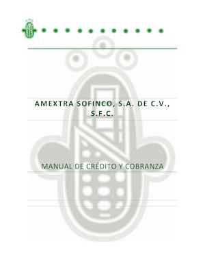 Manual De Crédito Y Cobranza Finanzas