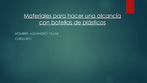 Materiales Para Hacer Una Alcancía Con Botellas De Plastico