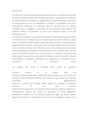 Calaméo - Ensayo E Learnig