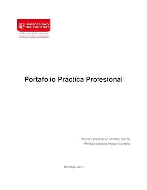Portafolio Práctica Profesional