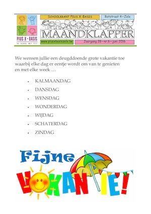 schooljaar vakantie 2016 schooljaar vakantie 2016