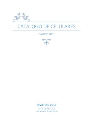 Catalogo De Celulares