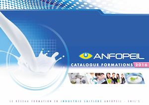 Anfopeil Plaquette Formations 2016