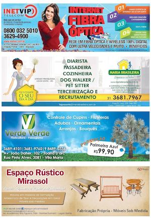 Anunciantes da Revista Condominios - Edicao 1