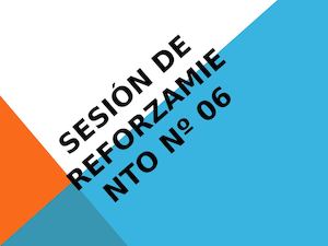 Sesión de reforzamiento 06