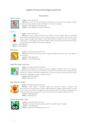 Applis I Pad Bibliopôle