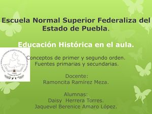 Revista Conceptos De Primer Y Segundo Orden