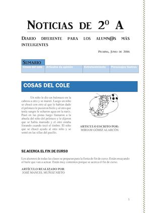 NOTICIAS 2º A