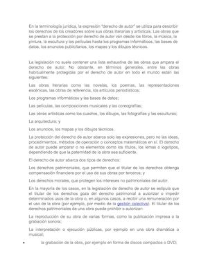 Derechos De Autor