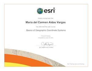 Certificado María Del Carmen Aldas