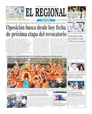 El Regional del Zulia 27-06-2016