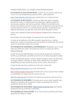 Actividades Unidades