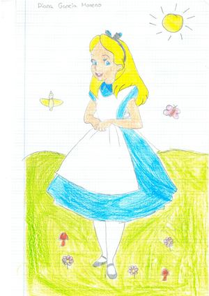 Dibujo Alicia Descripcion