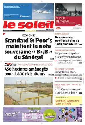 Edition Du 27 Juin 2016