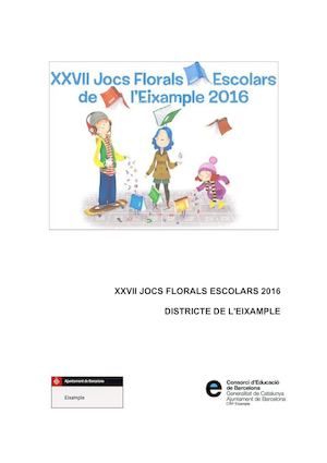 Jocs Florals Eixample 1516