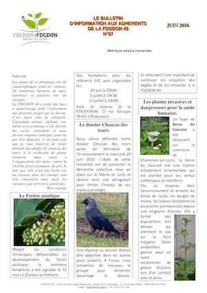 FDGDON - Le Bulletin 57