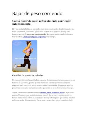 que comer para bajar de peso corriendo que comer para bajar de peso corriendo