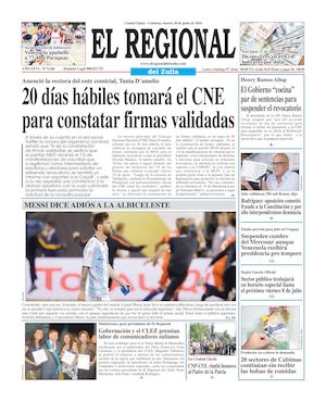 El Regional del Zulia 28-06-2016