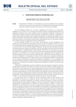Real Decreto 132