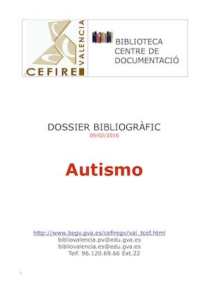 Bibliografía Sobre Asperger Y Autismo