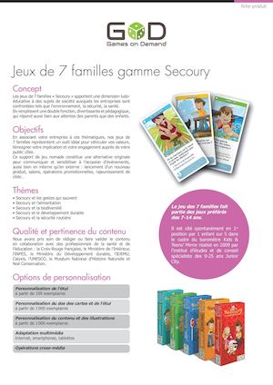 Fiche produit 7 Familles