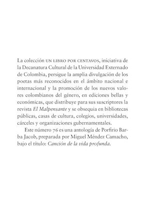 Cancion de la vida profunda