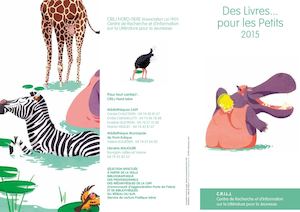 Plaquette Crilj Petits 2015