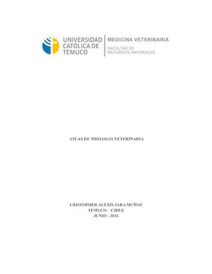 Atlas De Miologia Veterinaria