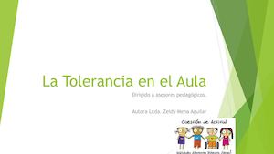 La Tolerancia En El Aula