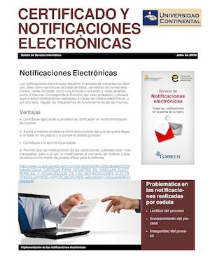 Revista Certificado Y Notificaciones Electronicas