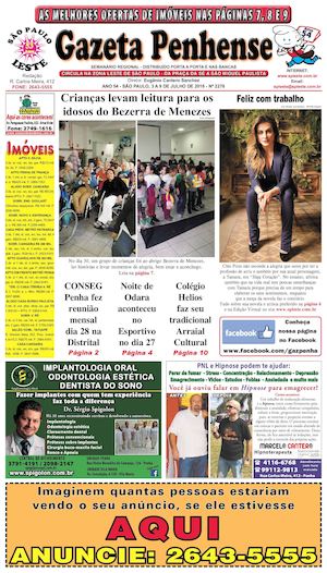 Gazeta Penhense - edição 2278 - 3 a 09.07.16