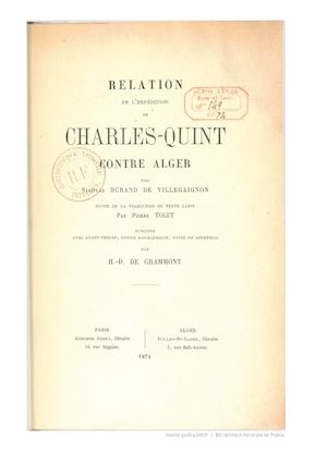 Expedition Charles Quint 1541